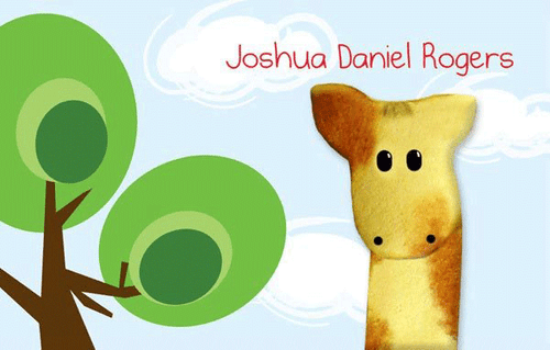 Look At My Cute Giraffe Gift Tag