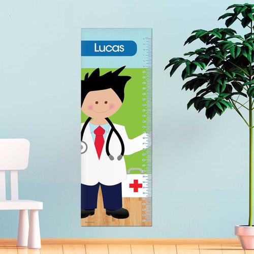 Doctor'S Boy Visit Kids Growth Chart