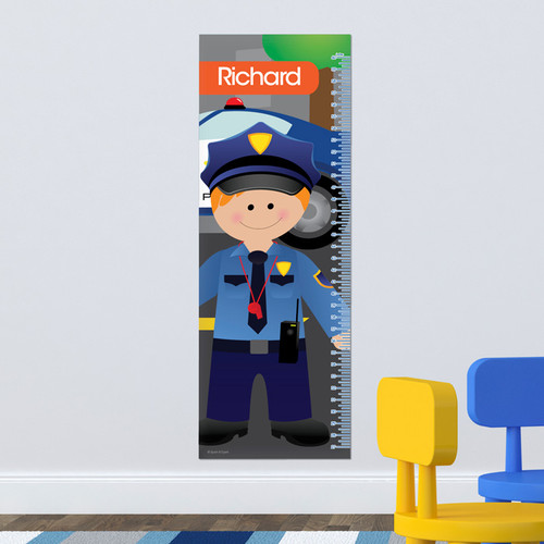 Police On Duty Kids Growth Chart