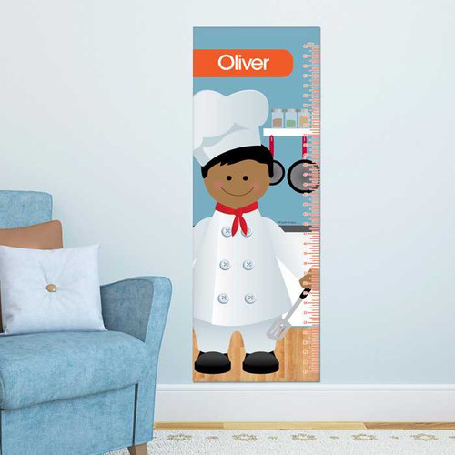 A Boys Chef's Taste Kids Growth Chart