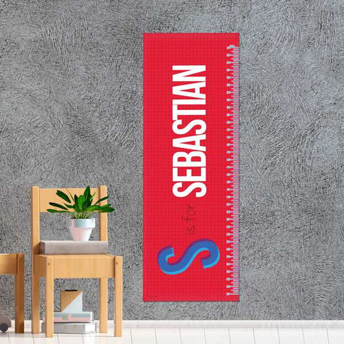Double Initial - Red Growth Chart