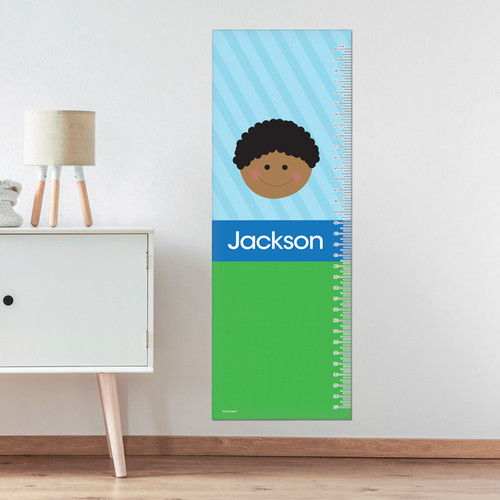 Just Like Me Boy - Lite Blue Growth Chart