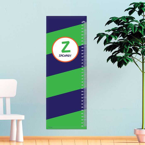 Fun Initials - Green Growth Chart