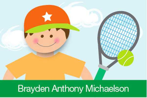 Want To Play Tennis  Gift Tag
