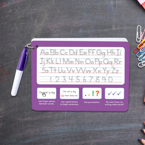 ABC Dry Erase Practice Cards for Girls