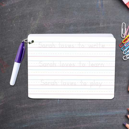 ABC Dry Erase Practice Cards for Girls