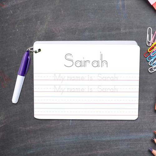 ABC Dry Erase Practice Cards for Girls