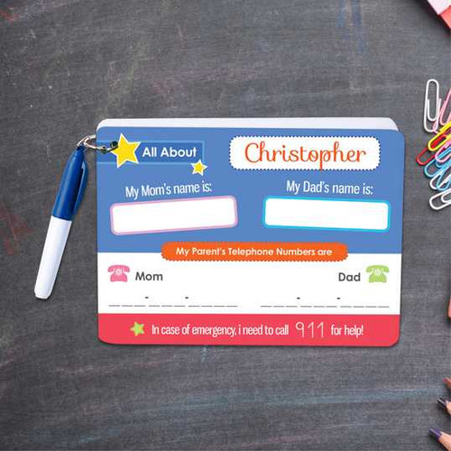 ABC Dry Erase Practice Cards for Boys