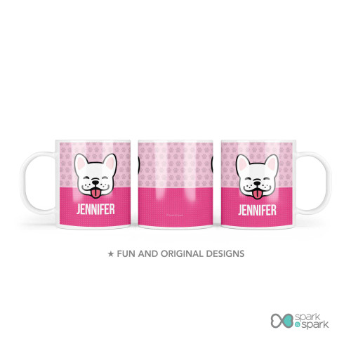 Sweet Pink Pup Custom Plate for Girls
