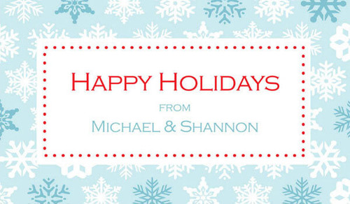 Full Of Snowflakes  Gift Tag