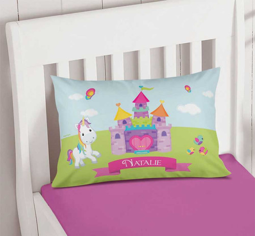 Pretty Heart Castle Pillowcase Cover