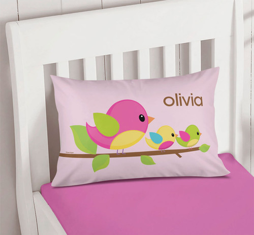 Singing Birds Pillowcase Cover