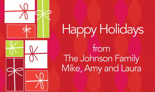 Here's Your Xmas Presents  Gift Tag