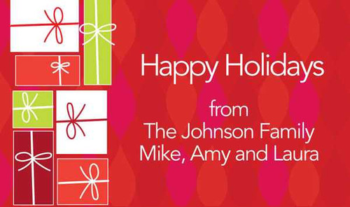 Here's Your Xmas Presents  Gift Tag