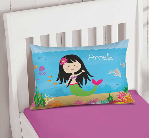 Sweet Mermaid Pillowcase Cover