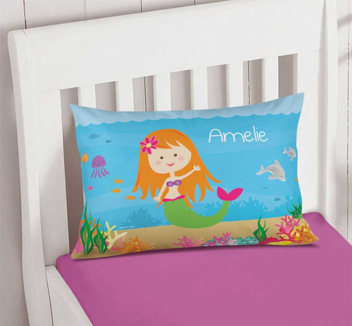 Sweet Mermaid Pillowcase Cover