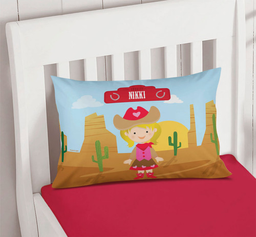 Cowgirl Pillowcase Cover