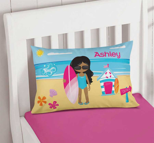 Beach Girl Pillowcase Cover