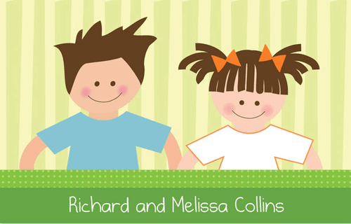 Cute Kids Smiling Gift Tags