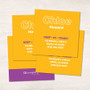 Modern Yellow Calling Cards