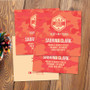 Camouflage Camp Orange Calling Cards