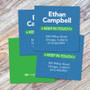 Linen Blue Style Calling Cards