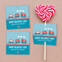 The Train Of Love Lollipop Cards Set