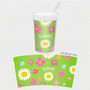 Field Of Flowers Green Toddler Cup