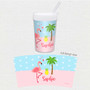 Sweet Flamingo Love Toddler Cup