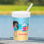 Beach Girl Toddler Cup