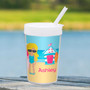 Beach Girl Toddler Cup
