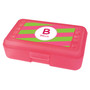 Fun Initials Pink Pencil Box
