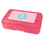 Chevron Pink and Aqua Pencil Box
