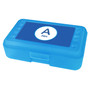 A Linen Blue Letter Pencil Box
