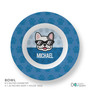 Fun & Cute Dog Blue Kids Placemat