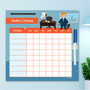 A Boy Crunching Numbers Chore Chart
