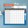 Spark & Spark A Boys Chef's Taste Chore Chart, a colorful weekly chore chart for boys with a kitchen-themed design and a chef character at the top.