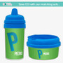 Double Initial Green Sippy Cup
