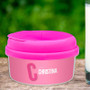 Double Initial Pink Snack Bowl