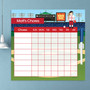 Spark & Spark Home Run Chore Chart, a colorful weekly chore chart with a baseball theme, featuring a kid in a baseball uniform and dedicated spaces to track chores from Sunday to Saturday.