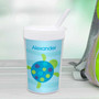 Swimming Blue Turtle Toddler Cup