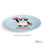 Panda and Hearts Kids Plates