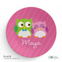 Sweet Owls Kids Plates