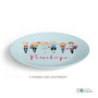 Group of Love Kids Plates