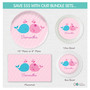 Whales in Love Kids Placemat