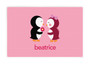 Penguins in Love Kids Placemat