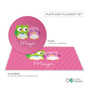 Sweet Owls Kids Placemat