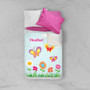 A Butterfly Field Sherpa Blanket
