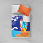 Surf The Waves Sherpa Blanket