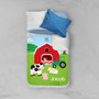 A Day In The Farm Sherpa Blanket